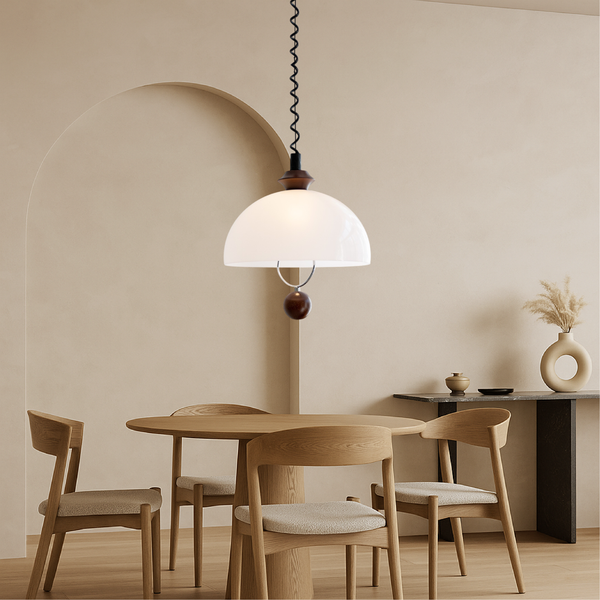 Antyczna Lampa Wisząca z Metalowym Wykończeniem, Regulowana Wysokość, Idealna do Salonu i Jadalni, Lampa nad Stół 0