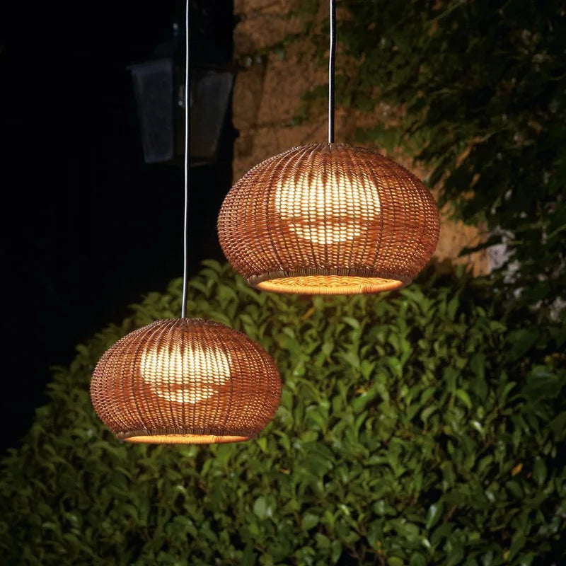 Bambusowa Lampa Wisząca z Regulowaną Wysokością do Salonu i Jadalni – Naturalny Materiał, Stylowy Design, Idealna Nad Stół 2