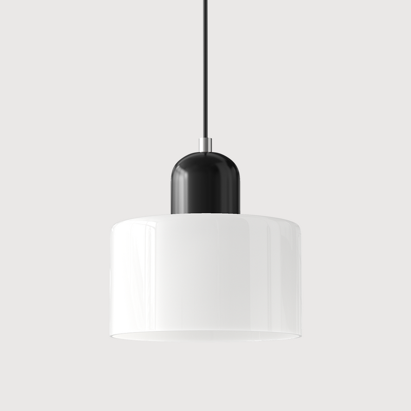 Nowoczesna Lampa z Kolorowego Szkła i Geometryczną Formą