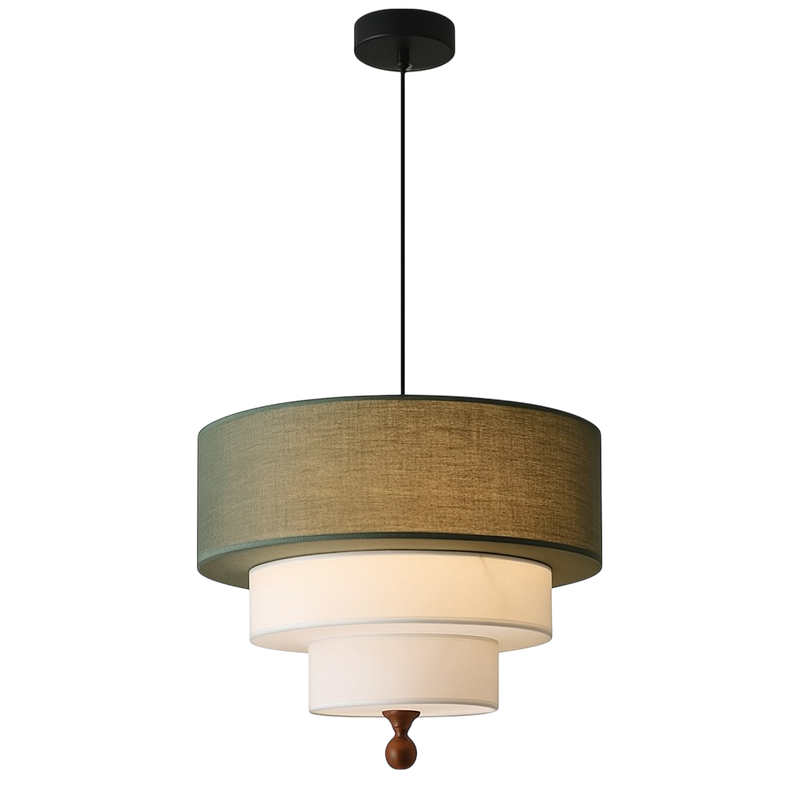 Bawełniana Lampa Wisząca z Regulowaną Wysokością – Nowoczesna Lampa nad Stół do Jadalni i Sypialni 4