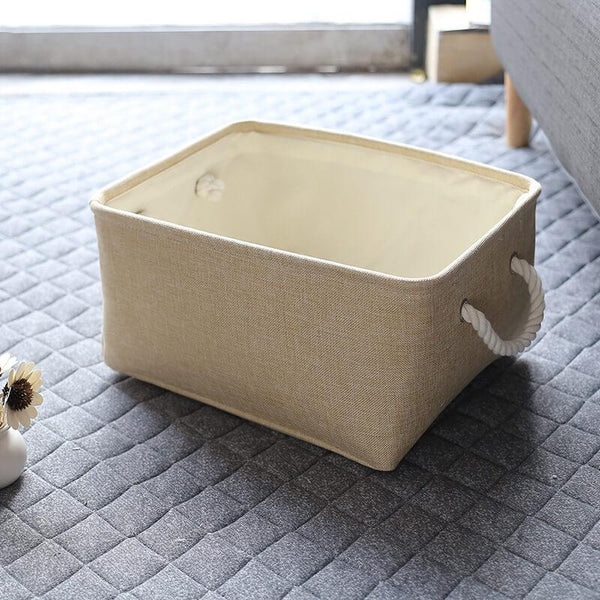 Beżowe Pudełko do Przechowywania Jumbo z Sznurkiem – Duża Pojemność i Ekologiczne Materiały 3