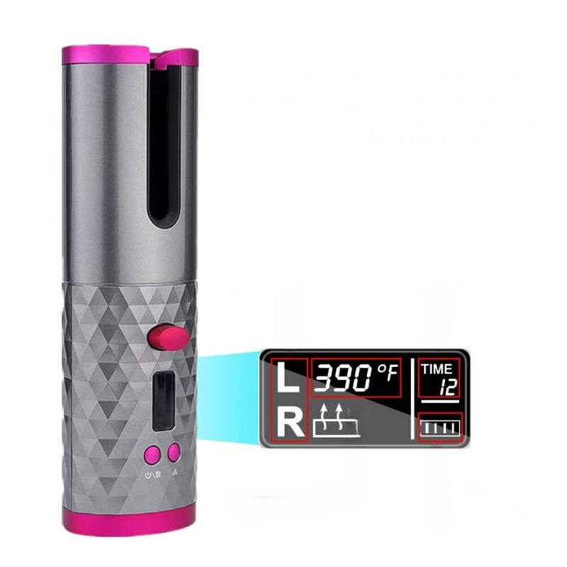 Bezprzewodowa lokówka do włosów z ceramicznym korpusem – Szybkie i trwałe loki 5