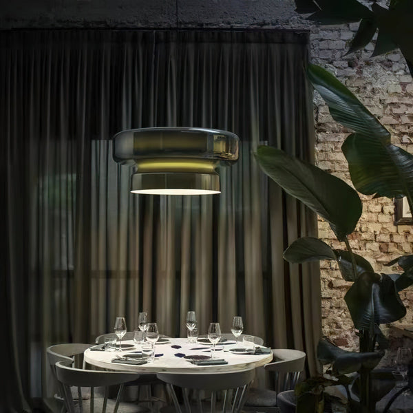 Wyjątkowa lampa wisząca z ręcznie dmuchanego szkła