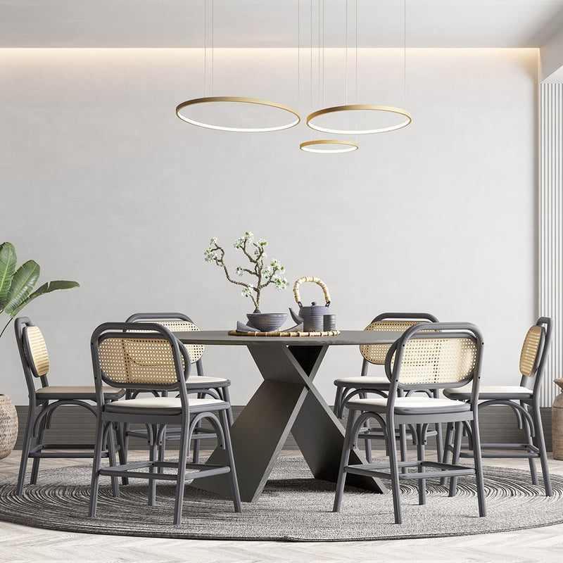 Nowoczesna lampa wisząca LED z funkcją zdalnego sterowania