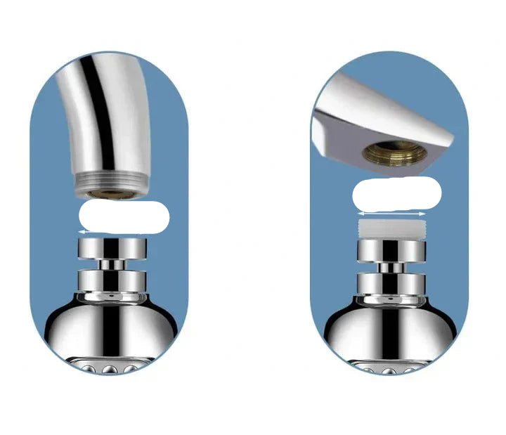 Obrotowy Kran z Dyfuzorem i Filtrem Oszczędzającym Wodę