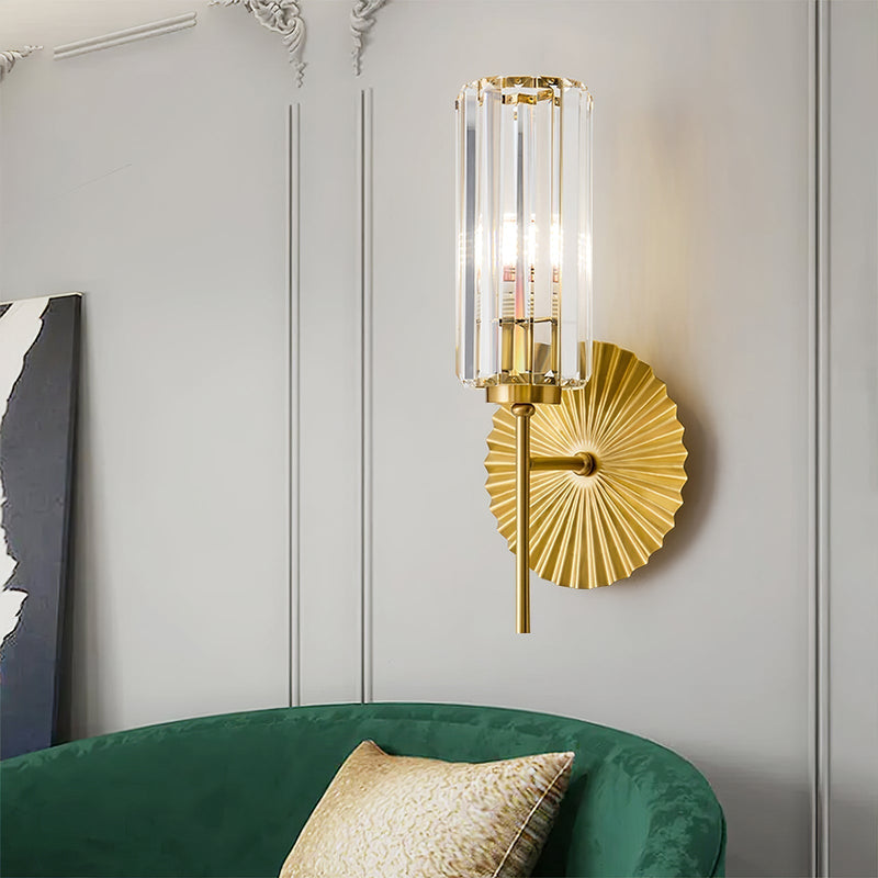 Klasyczna Lampa Ścienna w Kształcie Cylindra do Stylowych Wnętrz