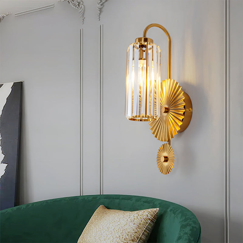 Klasyczna Lampa Ścienna w Kształcie Cylindra do Stylowych Wnętrz