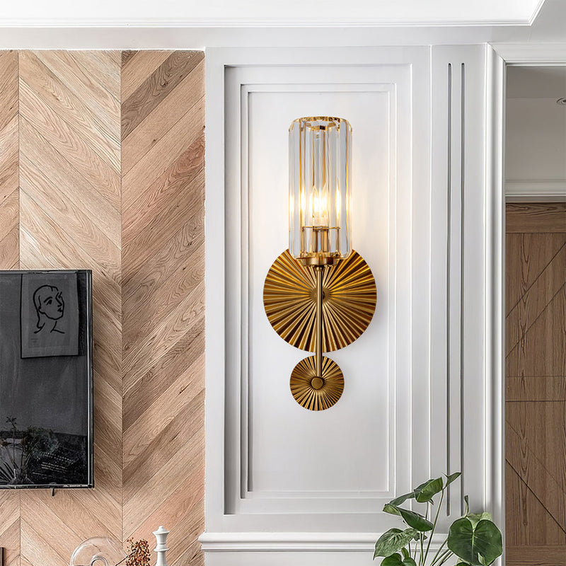 Klasyczna Lampa Ścienna w Kształcie Cylindra do Stylowych Wnętrz