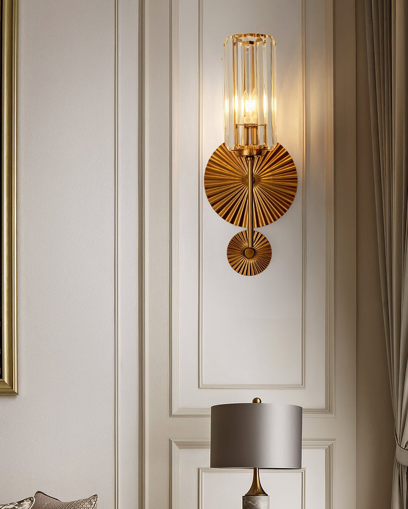 Klasyczna Lampa Ścienna w Kształcie Cylindra do Stylowych Wnętrz