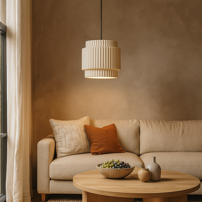 Ceramiczna Lampa Wisząca LED z Regulowaną Wysokością – Nowoczesna Lampa do Salonu i Nad Stół 3