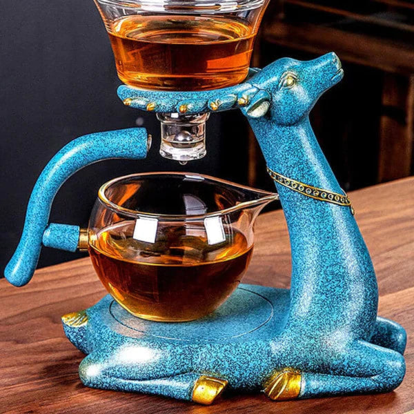 Ceramiczny Zestaw do Herbaty z Motywem Zwierzęcym – Elegancki Czajniczek i Filiżanki, Idealny Zestaw Herbat na Prezent 1