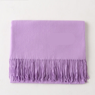 Ciepły Damski Szalik w Klasycznym Stylu – Elegancki Dodatek na Zimę 0