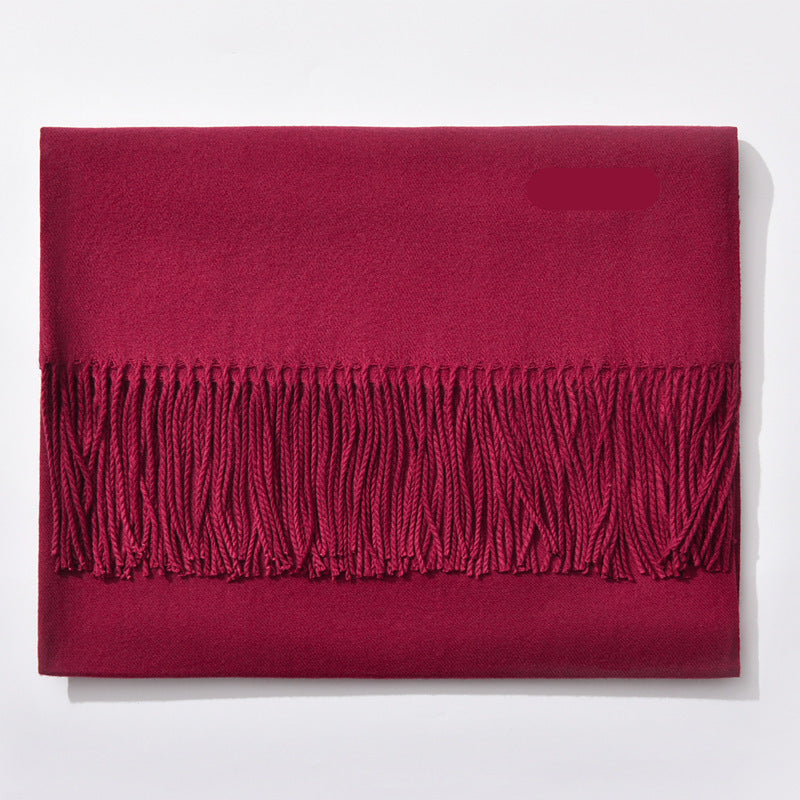 Ciepły Damski Szalik w Klasycznym Stylu – Elegancki Dodatek na Zimę 11