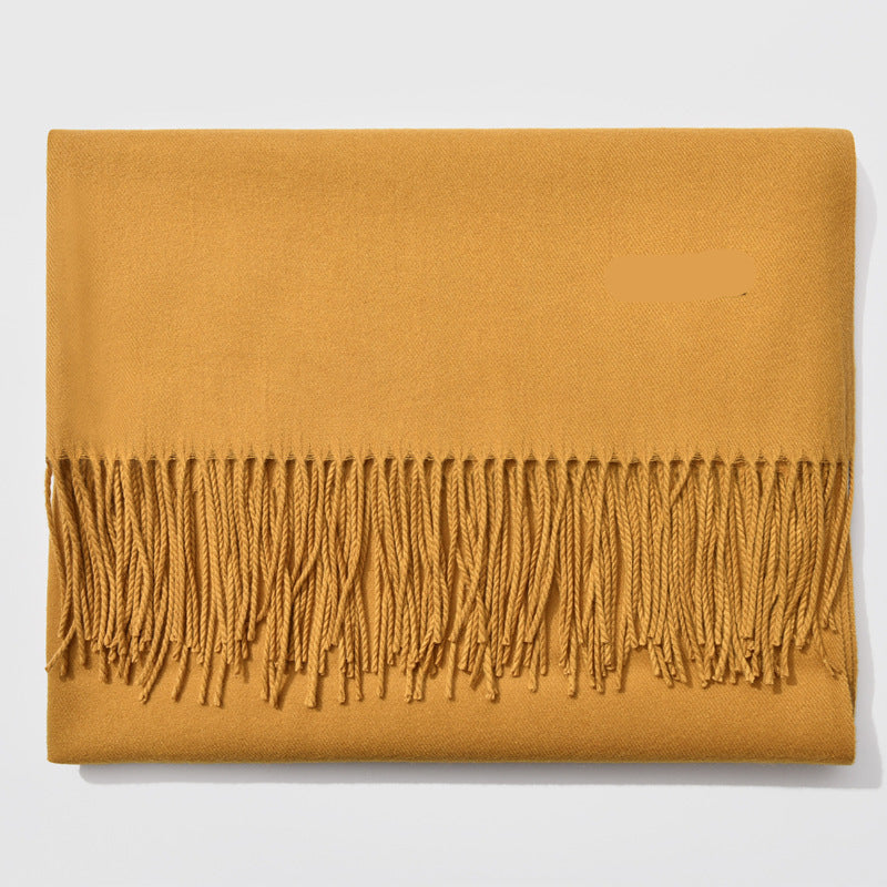 Ciepły Damski Szalik w Klasycznym Stylu – Elegancki Dodatek na Zimę 25