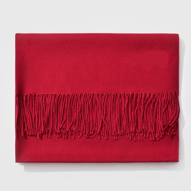 Ciepły Damski Szalik w Klasycznym Stylu – Elegancki Dodatek na Zimę 27