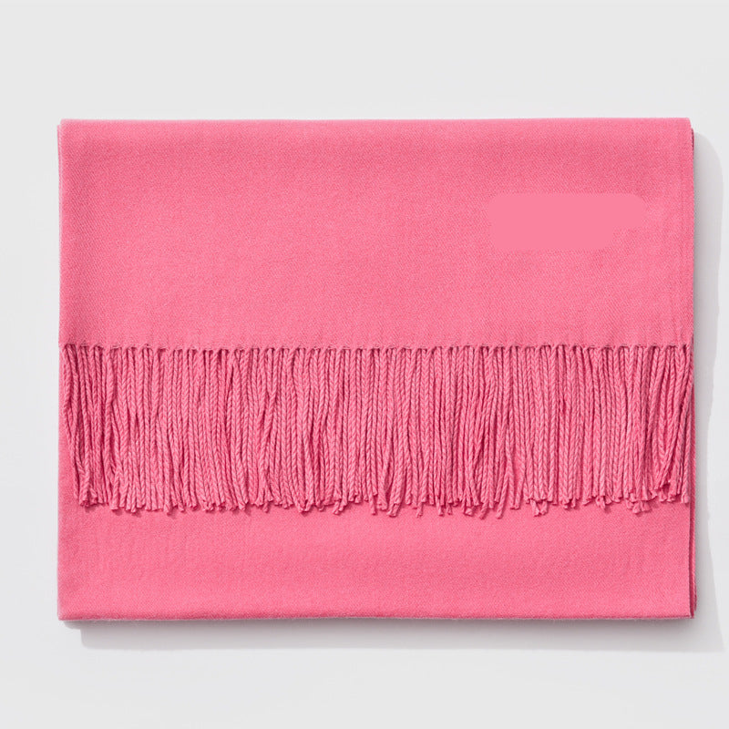 Ciepły Damski Szalik w Klasycznym Stylu – Elegancki Dodatek na Zimę 30