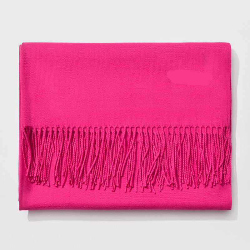 Ciepły Damski Szalik w Klasycznym Stylu – Elegancki Dodatek na Zimę 5