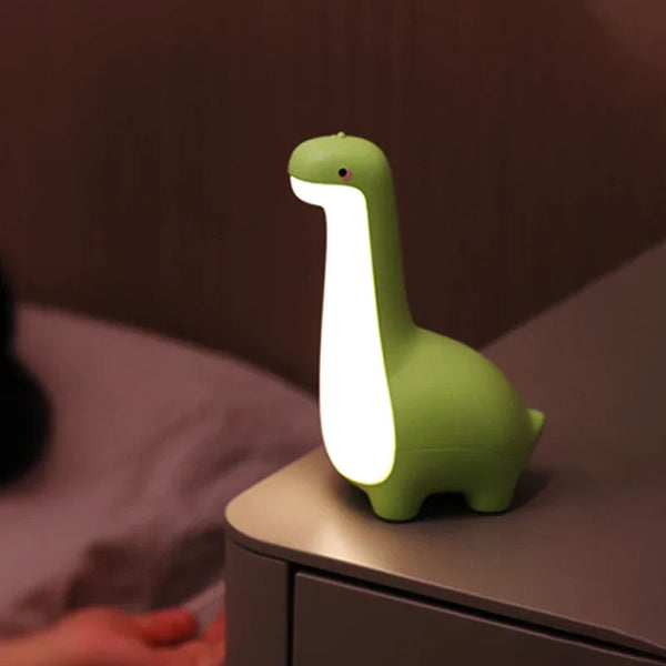 Stylowa lampa z motywem prehistorycznych gadów dla wyjątkowej atmosfery