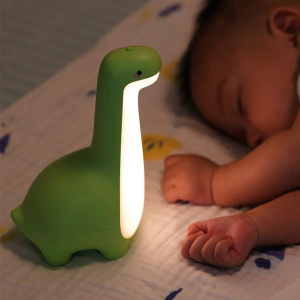 Stylowa lampa z motywem prehistorycznych gadów dla wyjątkowej atmosfery