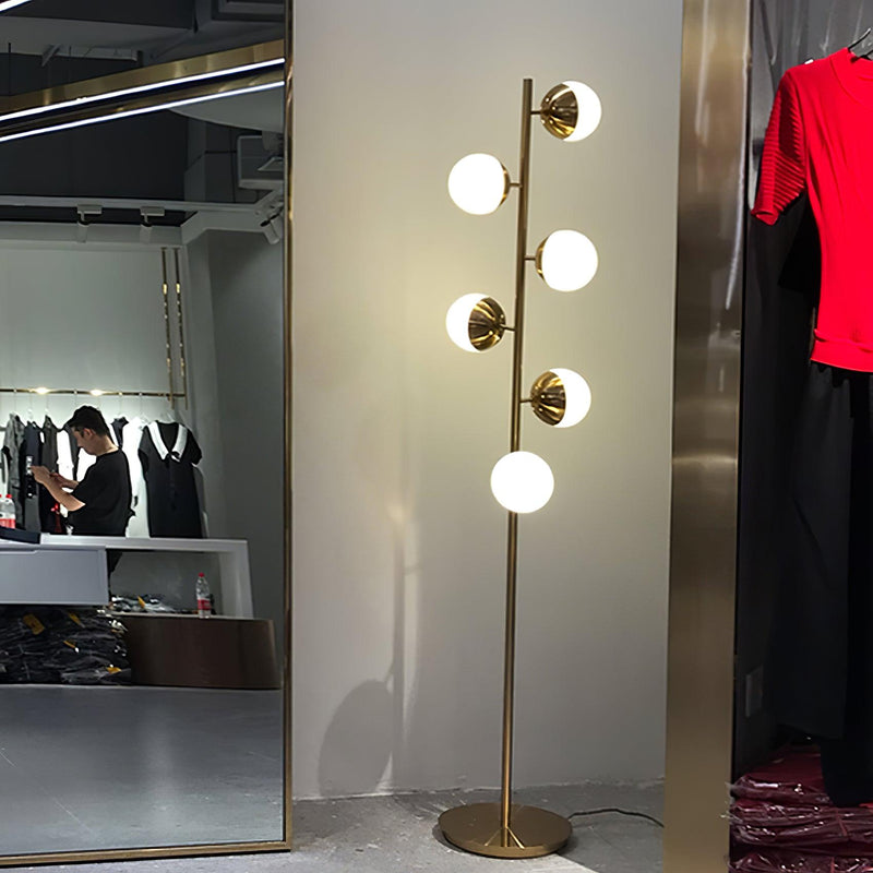 Nowoczesna lampa LED z naturalnym akcentem