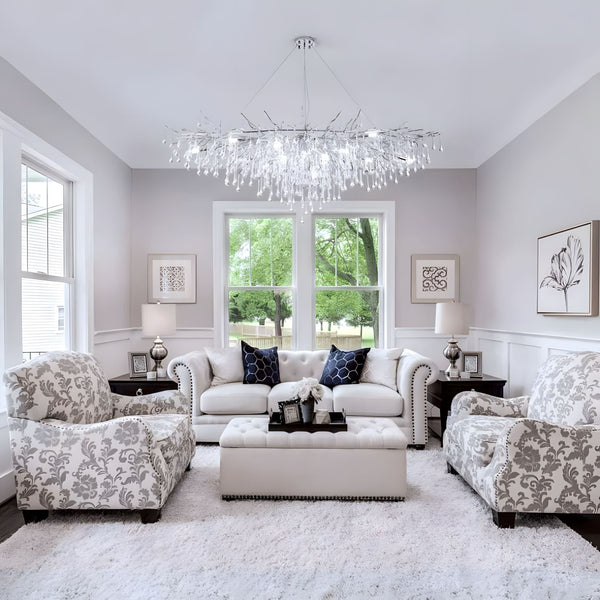 Klasyczny Żyrandol Kryształowy w Stylu Glamour