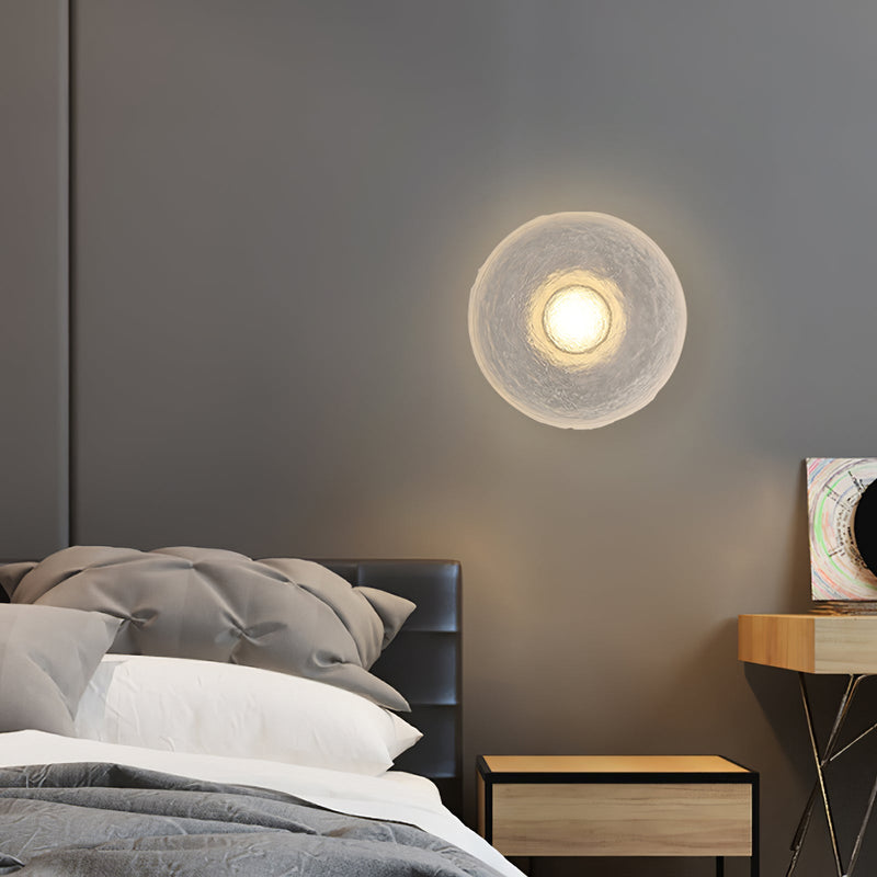 Żywiczna Lampa na Ścianę o Artystycznym Charakterze