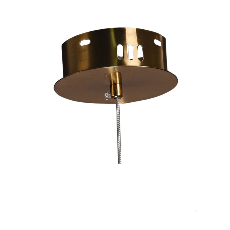 Elegancka Lampa Wisząca ze Szklaną Kloszem i Motywem Wróżki