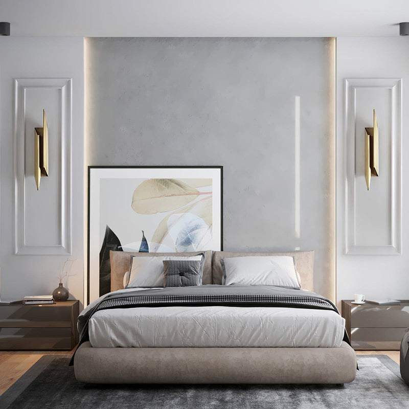 Minimalistyczna Lampa Ścienna z Designerskim Akcentem