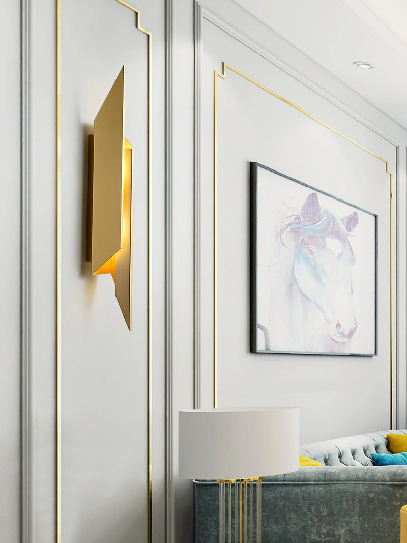 Minimalistyczna Lampa Ścienna z Designerskim Akcentem