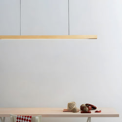 Artystyczna Lampa z Litego Drewna Dębowego