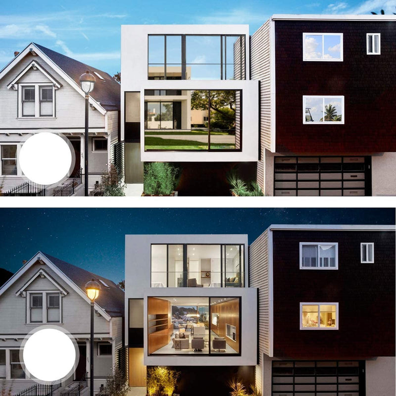 Refleksyjna folia okienna dla prywatności w ciągu dnia i przejrzystości