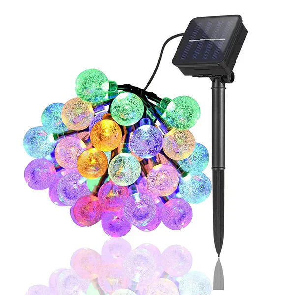 Solarna girlanda świetlna o trwałej konstrukcji