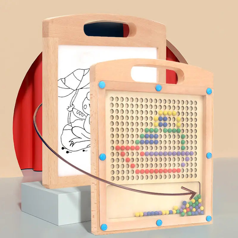 Magnetyczna tablica do gier Montessori Nauka przez zabawę i kreatywność