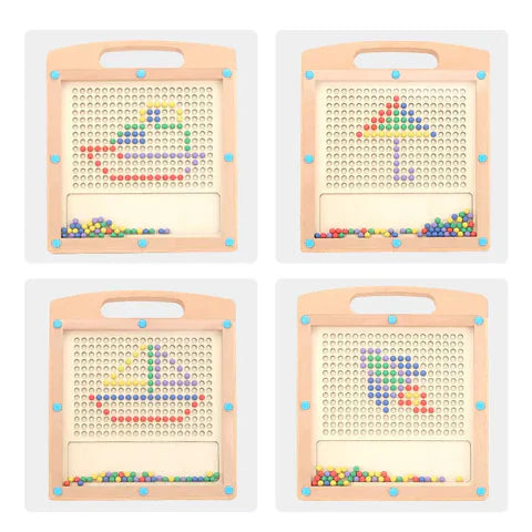 Magnetyczna tablica do gier Montessori Nauka przez zabawę i kreatywność