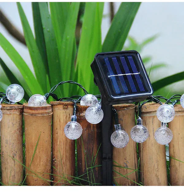 Solarna girlanda świetlna o trwałej konstrukcji