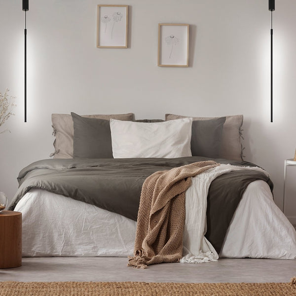 Nowoczesna lampa wisząca LED z zdalnym sterowaniem