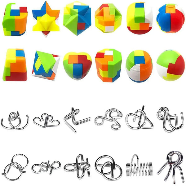 Kalendarz adwentowy 2024 z 24 puzzlami z metalu i plastiku – ekscytujący kalendarz odliczający do świąt Bożego Narodzenia 1