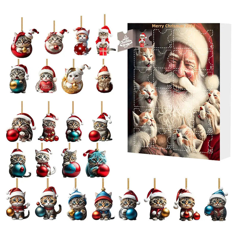 Kalendarz adwentowy z jamnikiem 2024 – 24 dni odliczania do świąt Bożego Narodzenia z zabawnymi postaciami dla miłośników psów 8