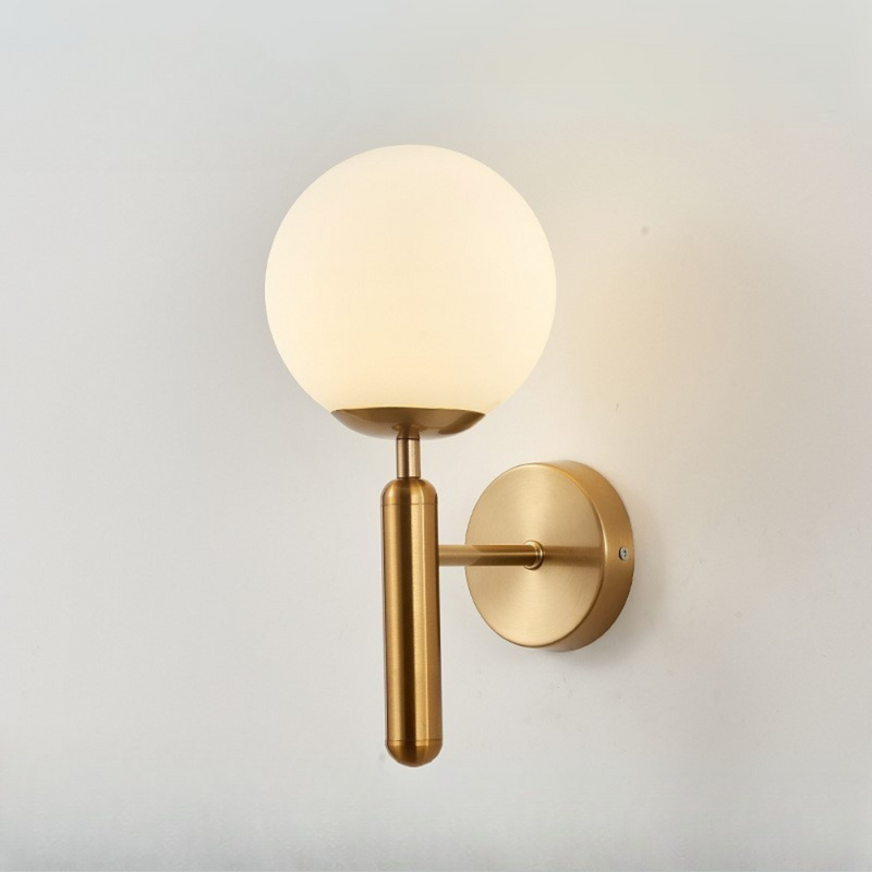 Kinkiet Ścienny Nordic Sphere z Szkłem i Minimalistyczną Ramą – Czarny Kinkiet do Salonu i Jadalni 8