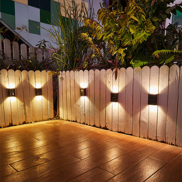 Bezprzewodowa Lampa Ścienna Deluxe z Panelem Słonecznym i LED