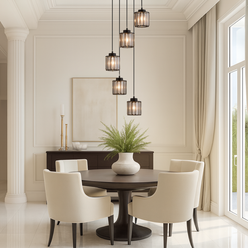 Kryształowy Żyrandol Ida z Regulowaną Wysokością – Elegancki Akcent do Wnętrz 2