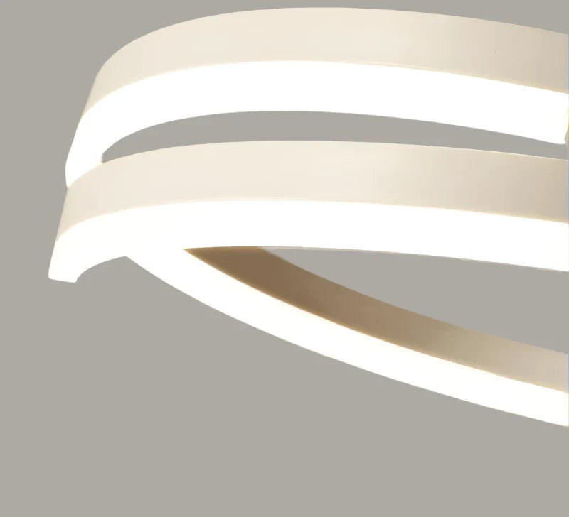 Nowoczesna lampa sufitowa w kształcie pierścienia