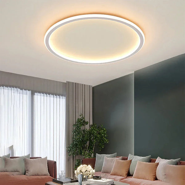 Stylowa lampa sufitowa o minimalistycznym, skandynawskim wyglądzie