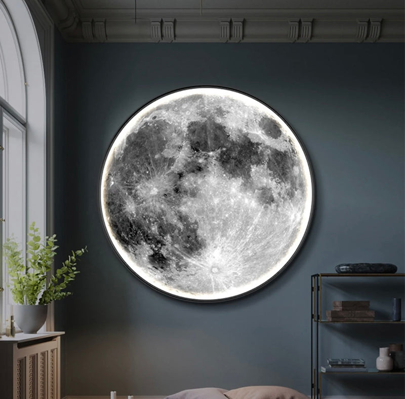 Eleganckie oświetlenie nocne inspirowane księżycem