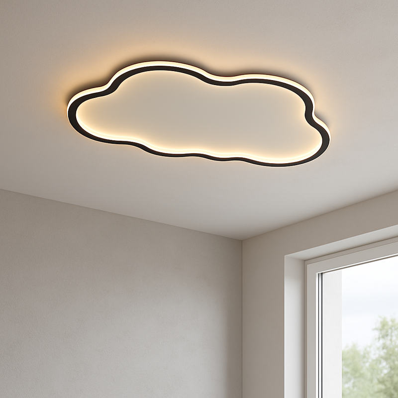 Lampa Sufitowa LED w Kształcie Chmury do Salonu i Sypialni – Nowoczesny Design, Regulowana Wysokość, Miękkie Światło 0