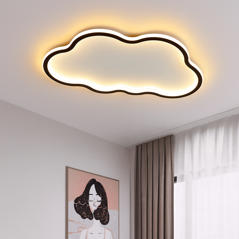 Lampa Sufitowa LED w Kształcie Chmury do Salonu i Sypialni – Nowoczesny Design, Regulowana Wysokość, Miękkie Światło 2