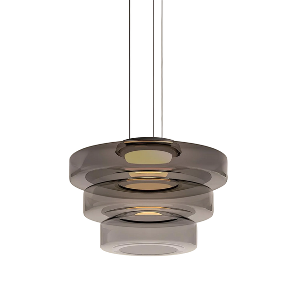 Lampa Wisząca Bauhaus z Duńskiego Szkła – Regulowana Wysokość, Minimalistyczny Design do Salonu i Jadalni 0