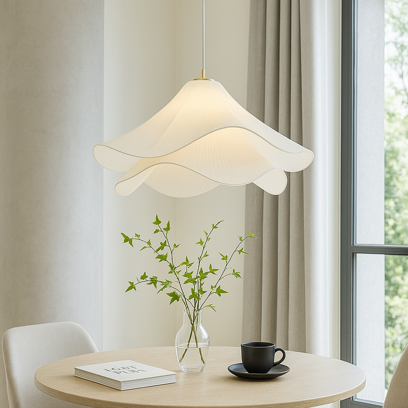 Lampa Wisząca Etherule Flower z Regulacją Wysokości – Nowoczesna Lampa do Salonu i Jadalni nad Stół 6