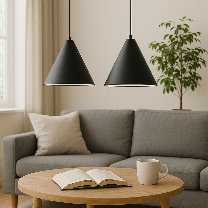 Lampa Wisząca Geoweave z Regulowaną Wysokością – Nowoczesna Lampa do Salonu i Jadalni, Idealna Nad Stół 3