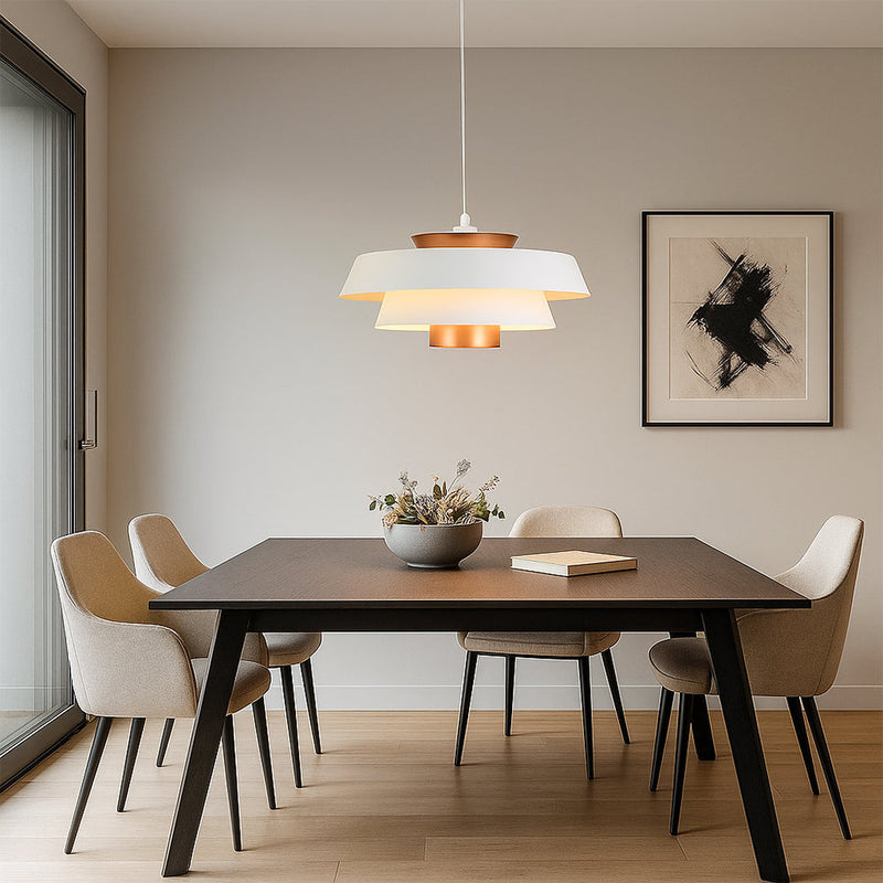 Lampa Wisząca Retro Pot z Regulacją Wysokości – Metalowa Lampa do Salonu i Nad Stół w Stylu Industrialnym 4